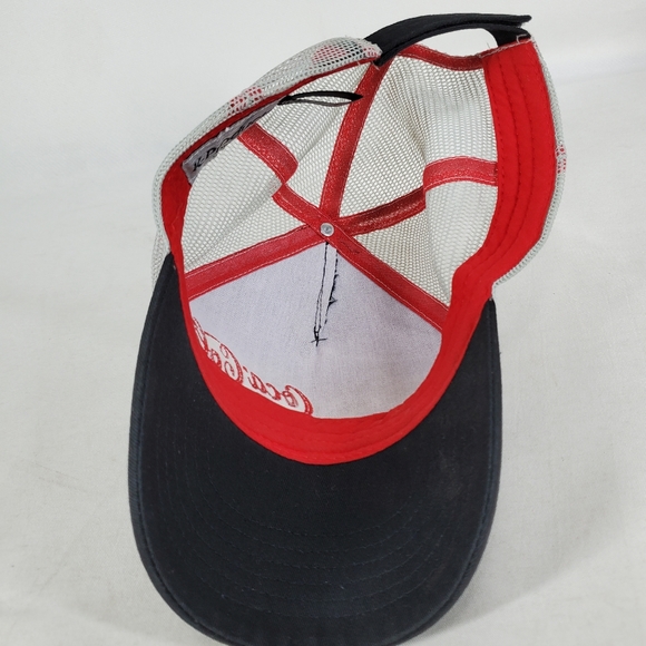 Coca-Cola Adjustable Mesh Trucker Hat K-Products Mesh Baseball Cap Advertising. - Picture 10 of 13